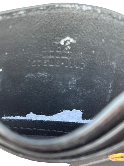 Gucci Black Leather Card Holder