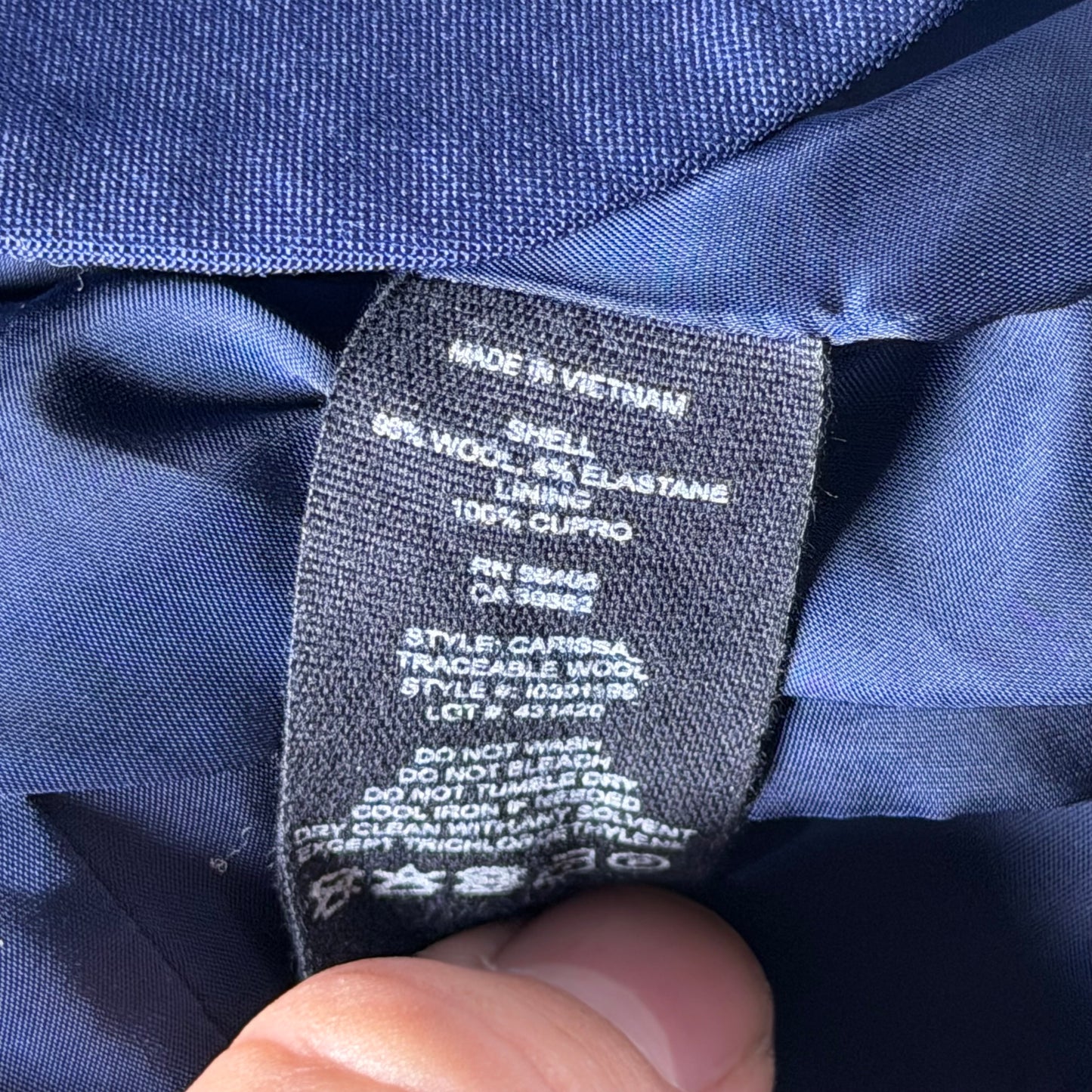 Theory Women’s Blue Wool Blazer