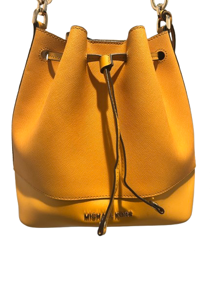 Michael Kors Mustard Yellow Bucket Bag