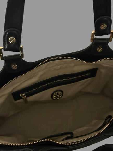 Tory Burch Black Leather East-West Bag