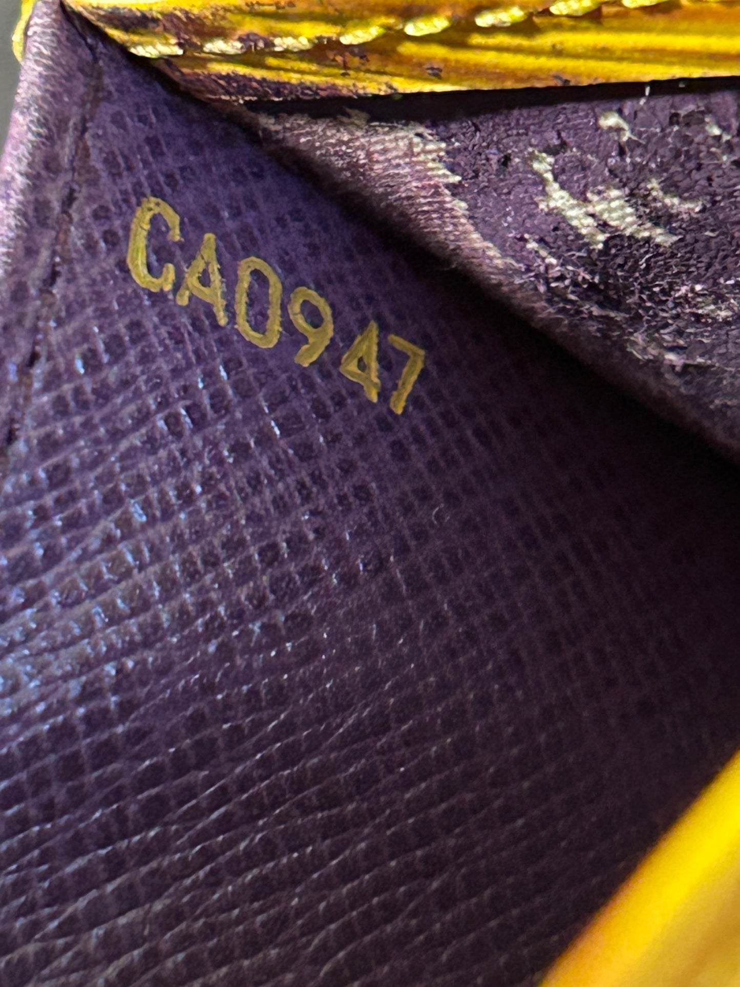 Louis Vuitton Epi Leather Card Wallet