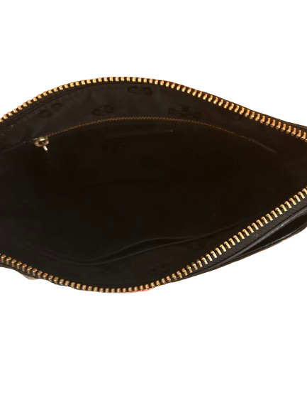 Tory Burch Black Leather Chain Crossbody