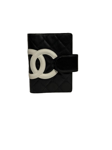 Chanel Cambon Black Quilted Agenda Cover