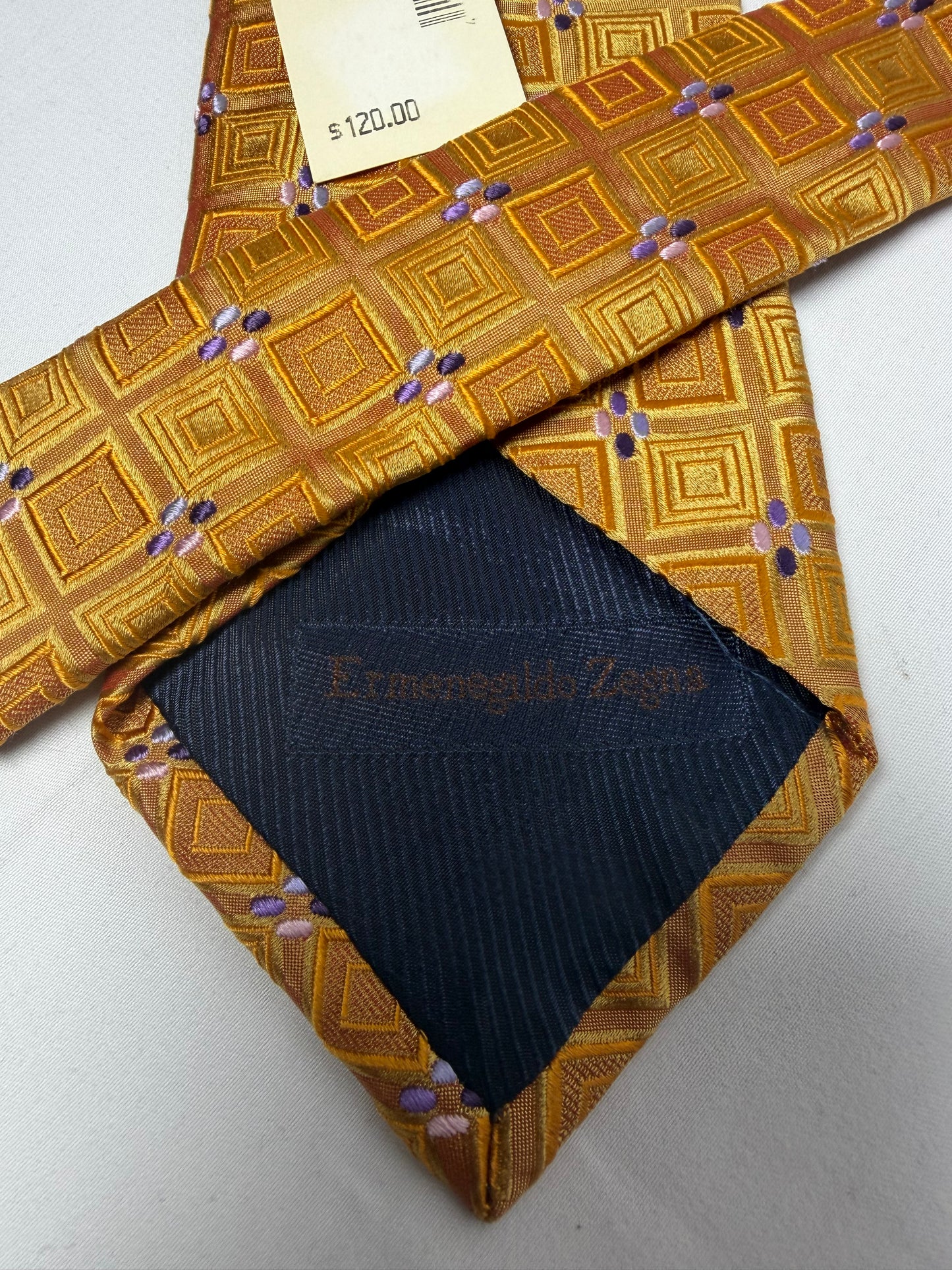 Zegna Brand New Silk Tie Made in Italy