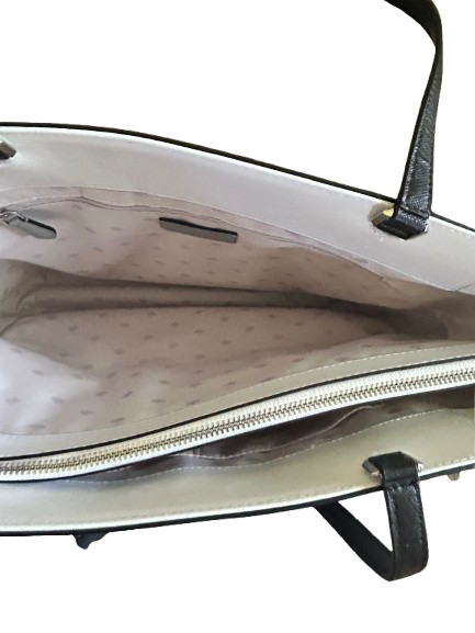 Kate Spade Large White Grey Tote