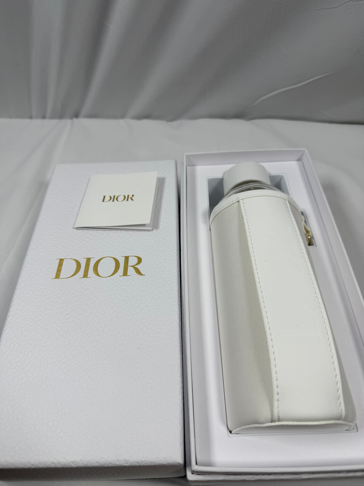 Dior Glass Waterbottle with Sleeve