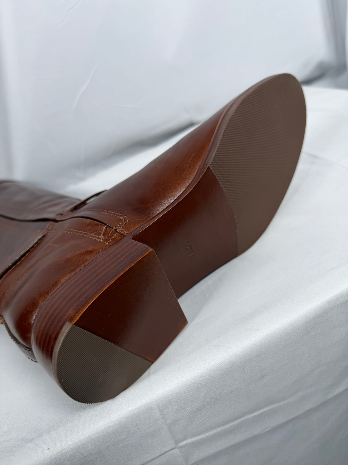 Tory Burch Almond Leather Eloise Riding Boots