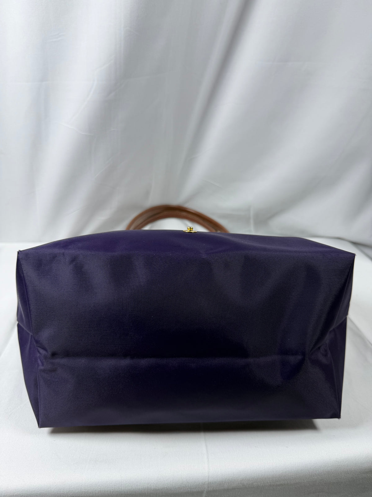 Longchamp Navy Blue/Purple Le Pliage Tote Bag