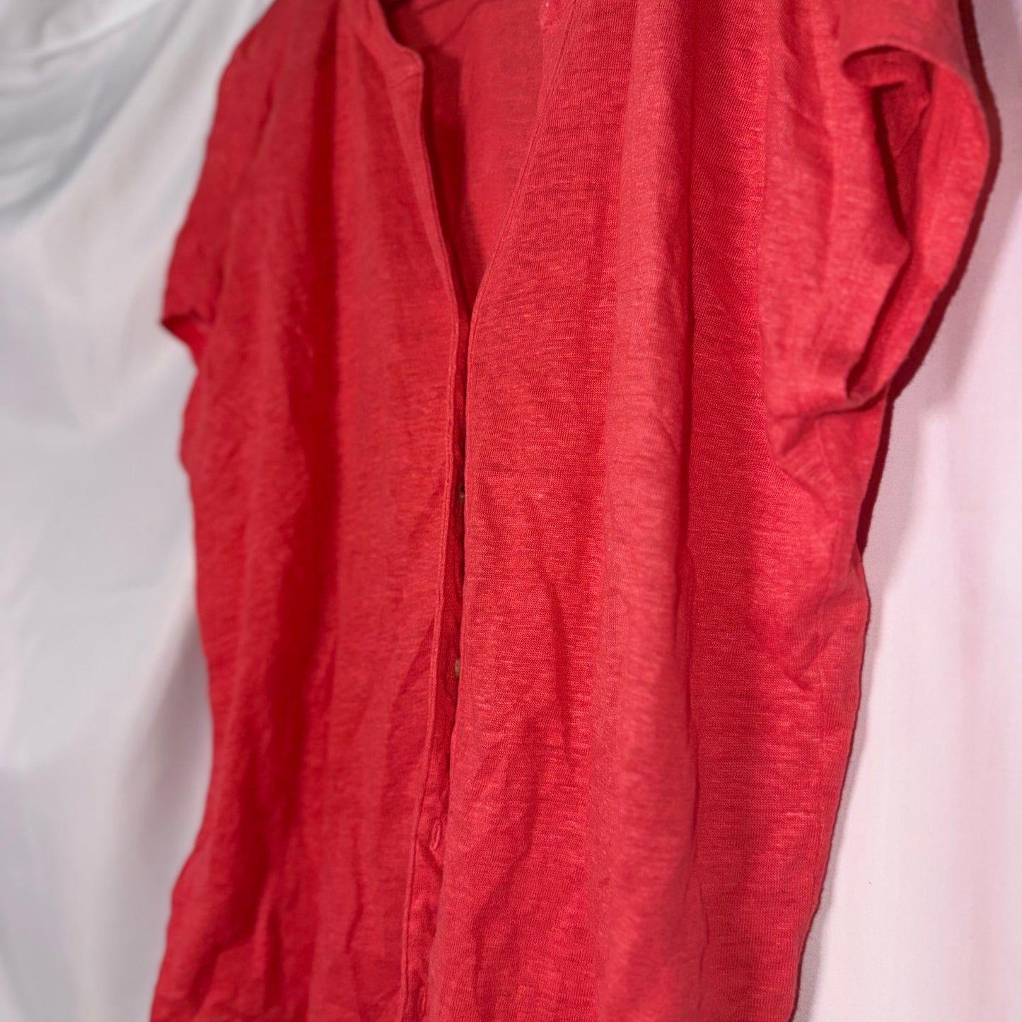Tommy Bahama Coral 100% Linen Women’s Blouse