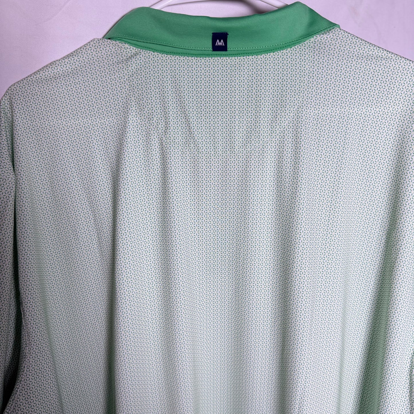 Mizzen-Main Green and White Polo Brand New