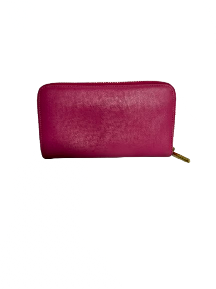 Tory Burch Hot Pink Long Zip Wallet