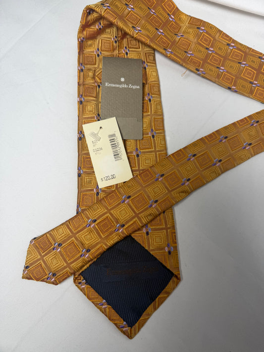 Zegna Brand New Silk Tie Made in Italy