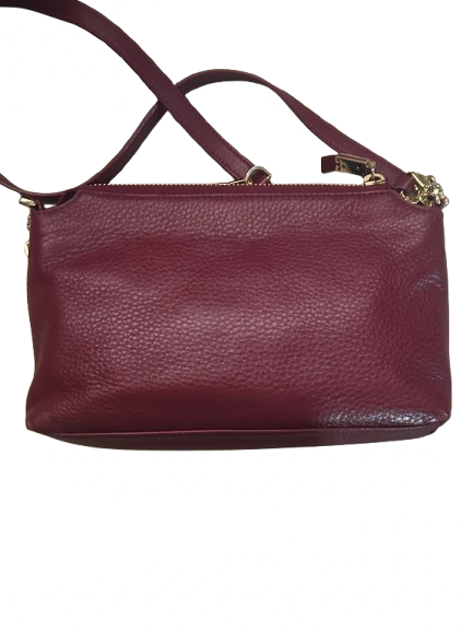 Tory Burch Burgundy Chained Crossbody