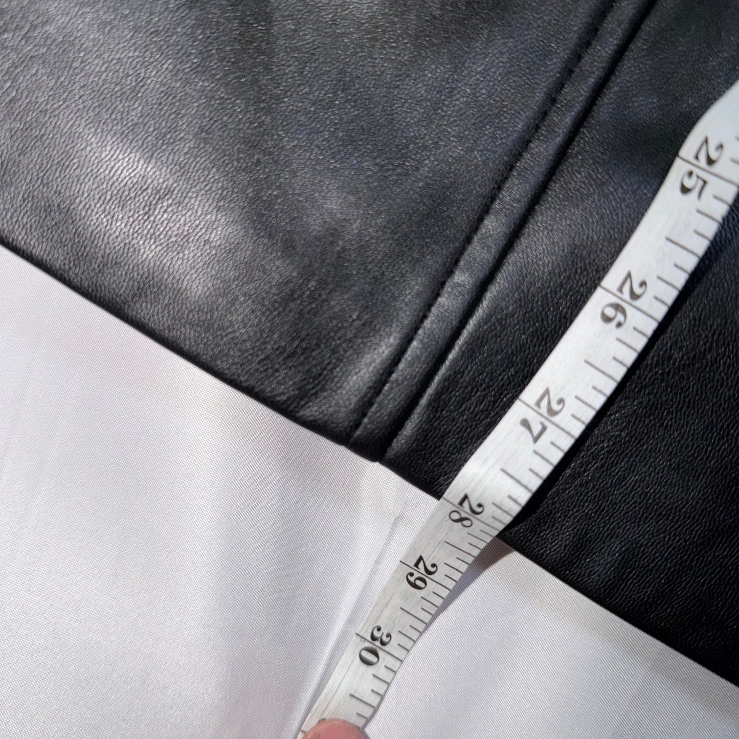Michael Kors Chocolate Brown Pencil Skirt Pleather