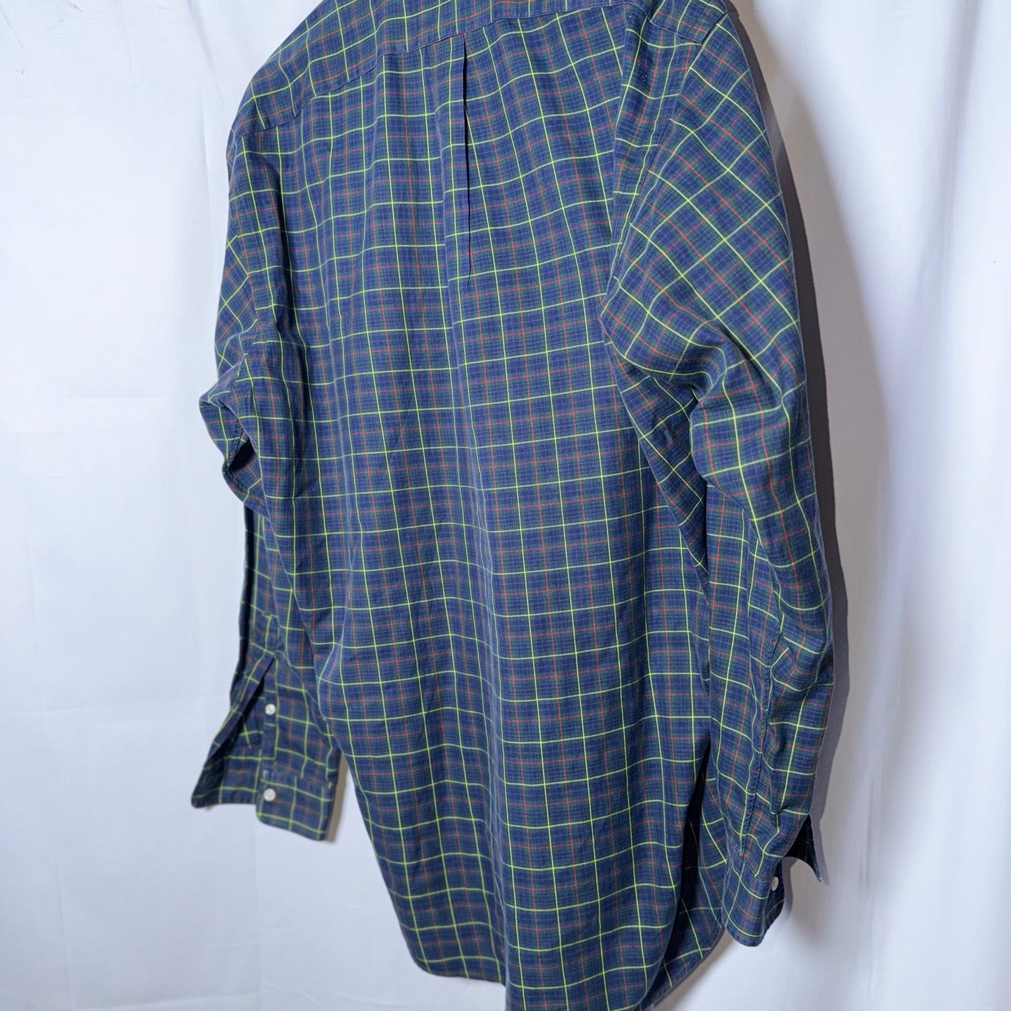 Ralph Lauren Blue, Yellow, and Red Button Down