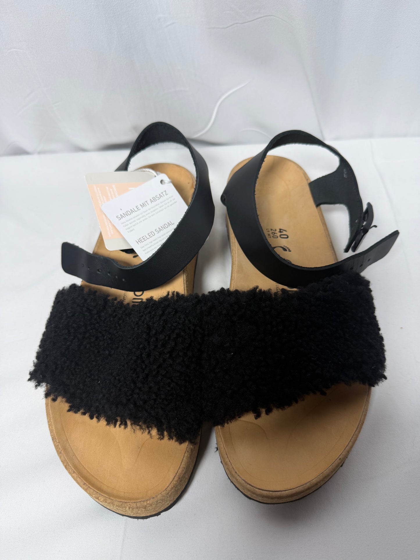 Birkenstock Papillio Black and Brown Sandals Brand New
