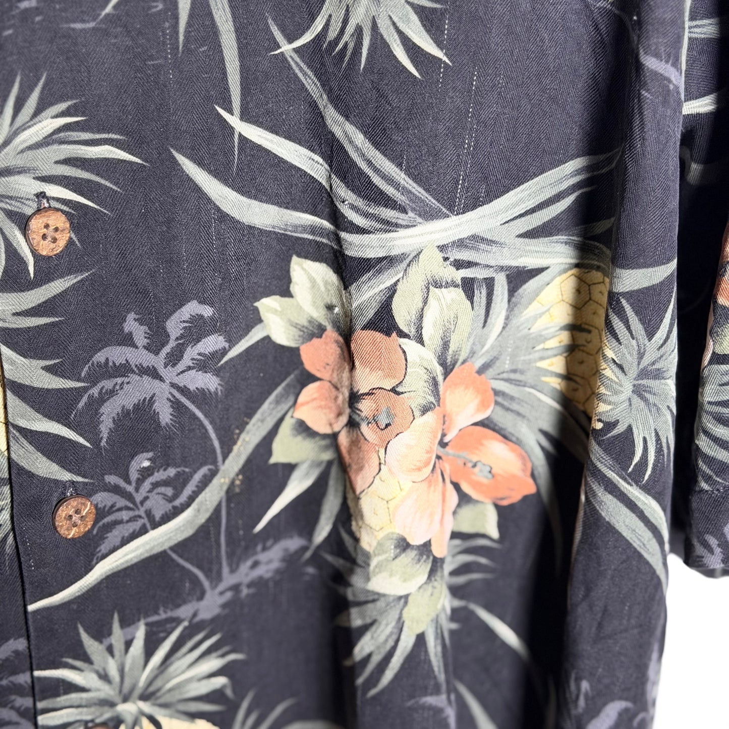 Tommy Bahama 100% Silk Hawaiian Shirt
