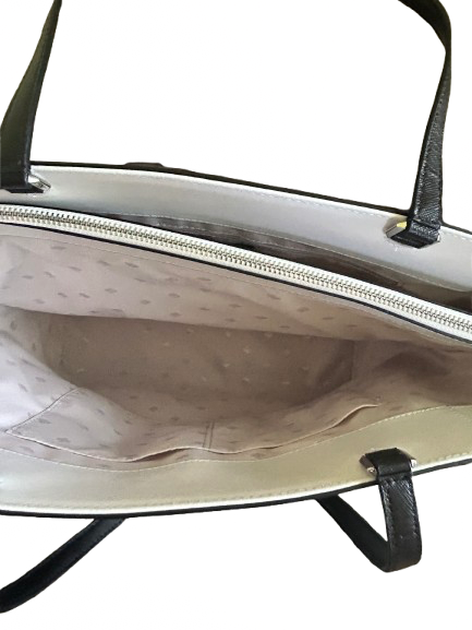 Kate Spade Large White Grey Tote