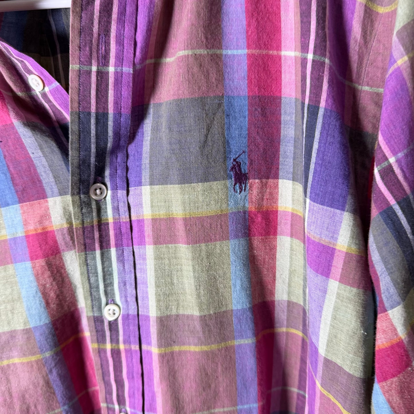Ralph Lauren Multicolor Short Sleeved Button Down Shirt