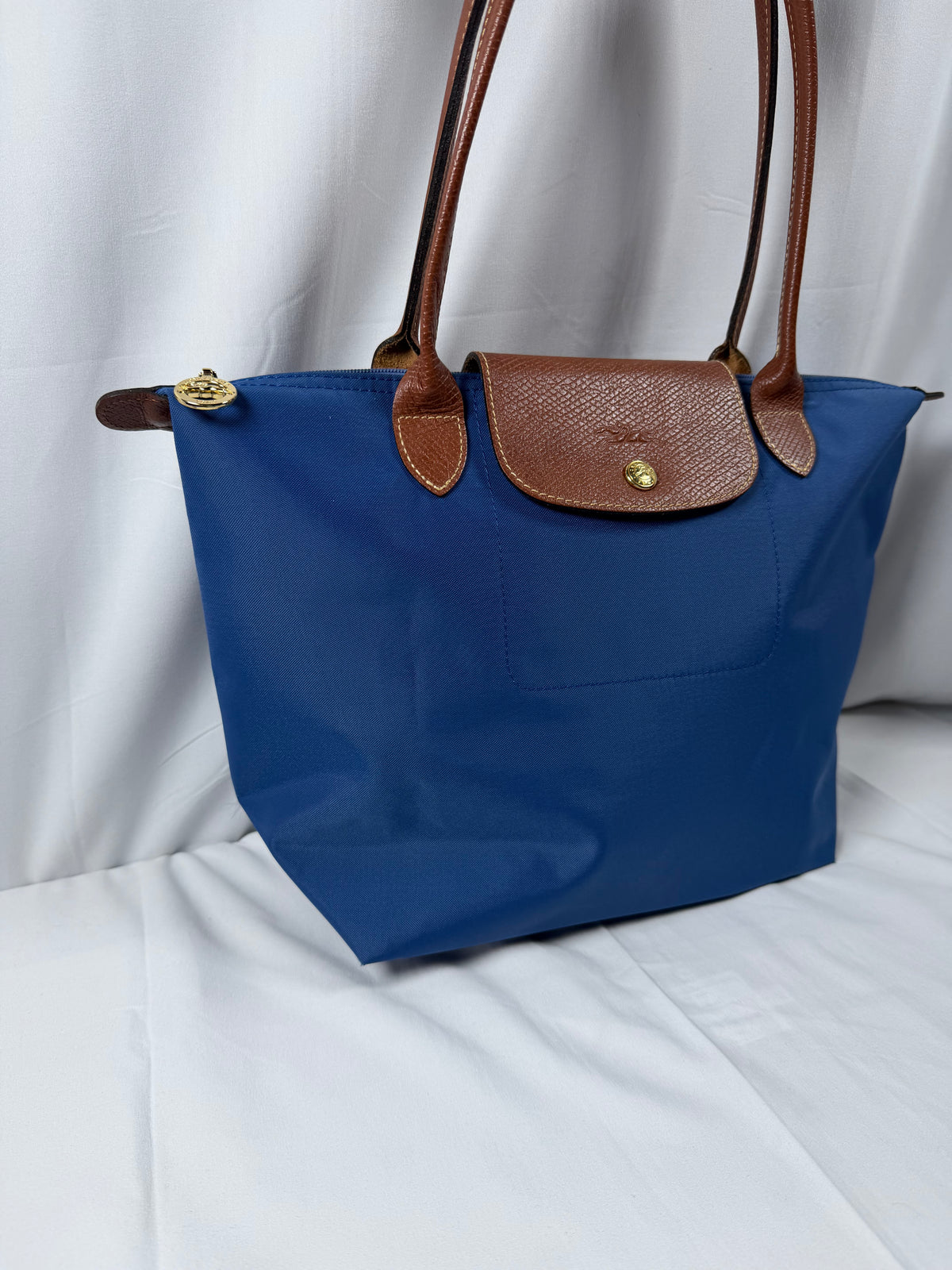 Longchamp Royal Blue Le Pliage Tote Bag