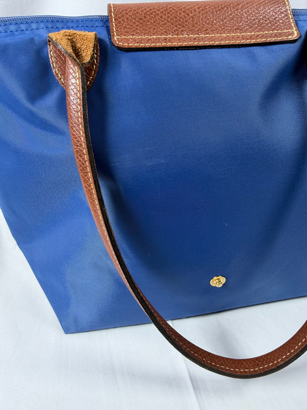 Longchamp Royal Blue Le Pliage Tote Bag