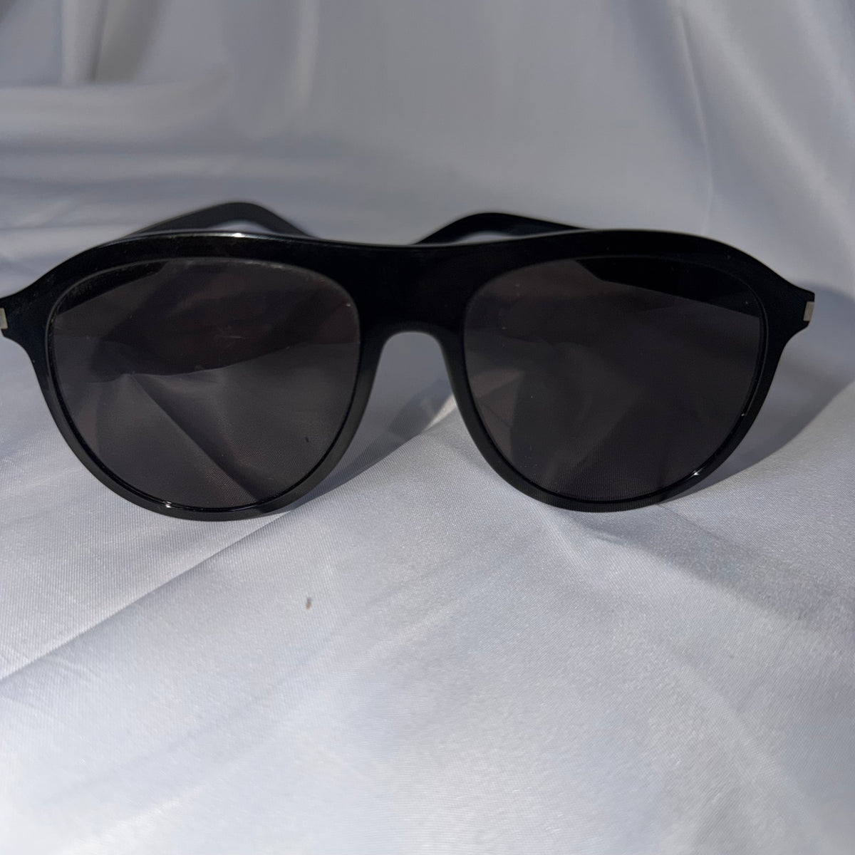 Saint Laurent Black Round Sunglasses