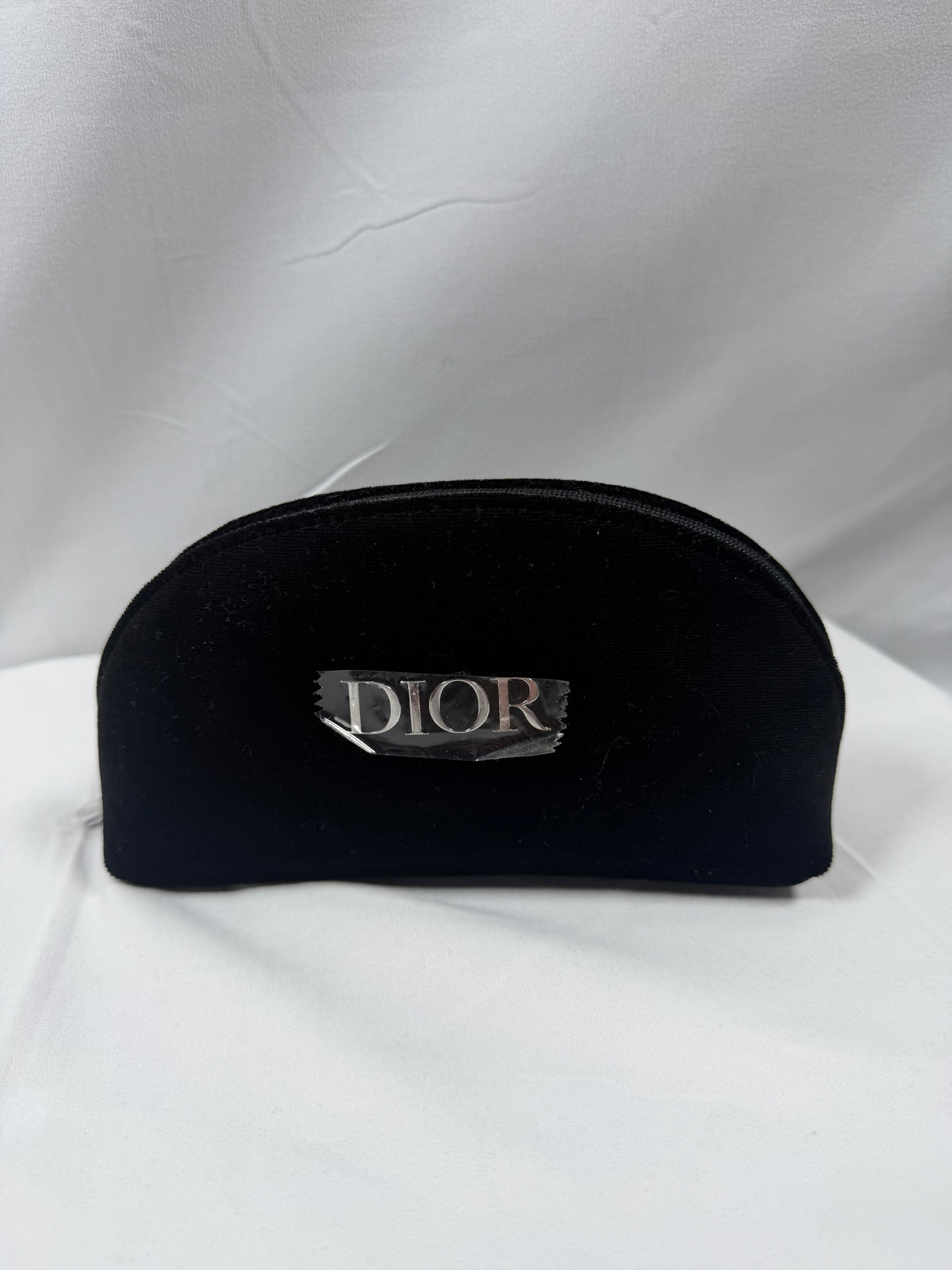Dior Black Velvet Cosmetic Bag