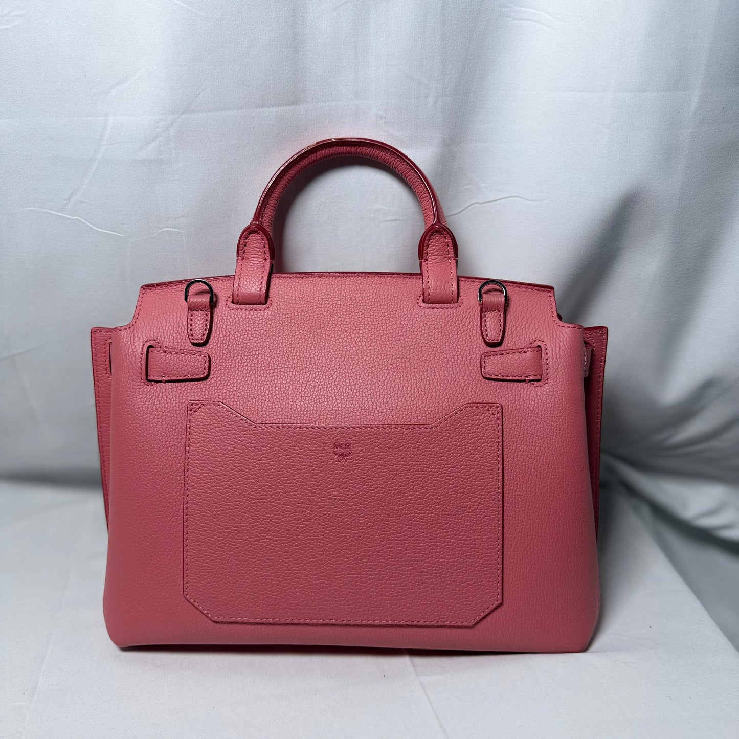 MCM Pink Leather Handbag Ultra Rare