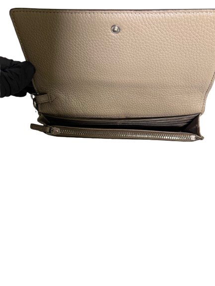 Tory Burch Grey Wristlet Clutch