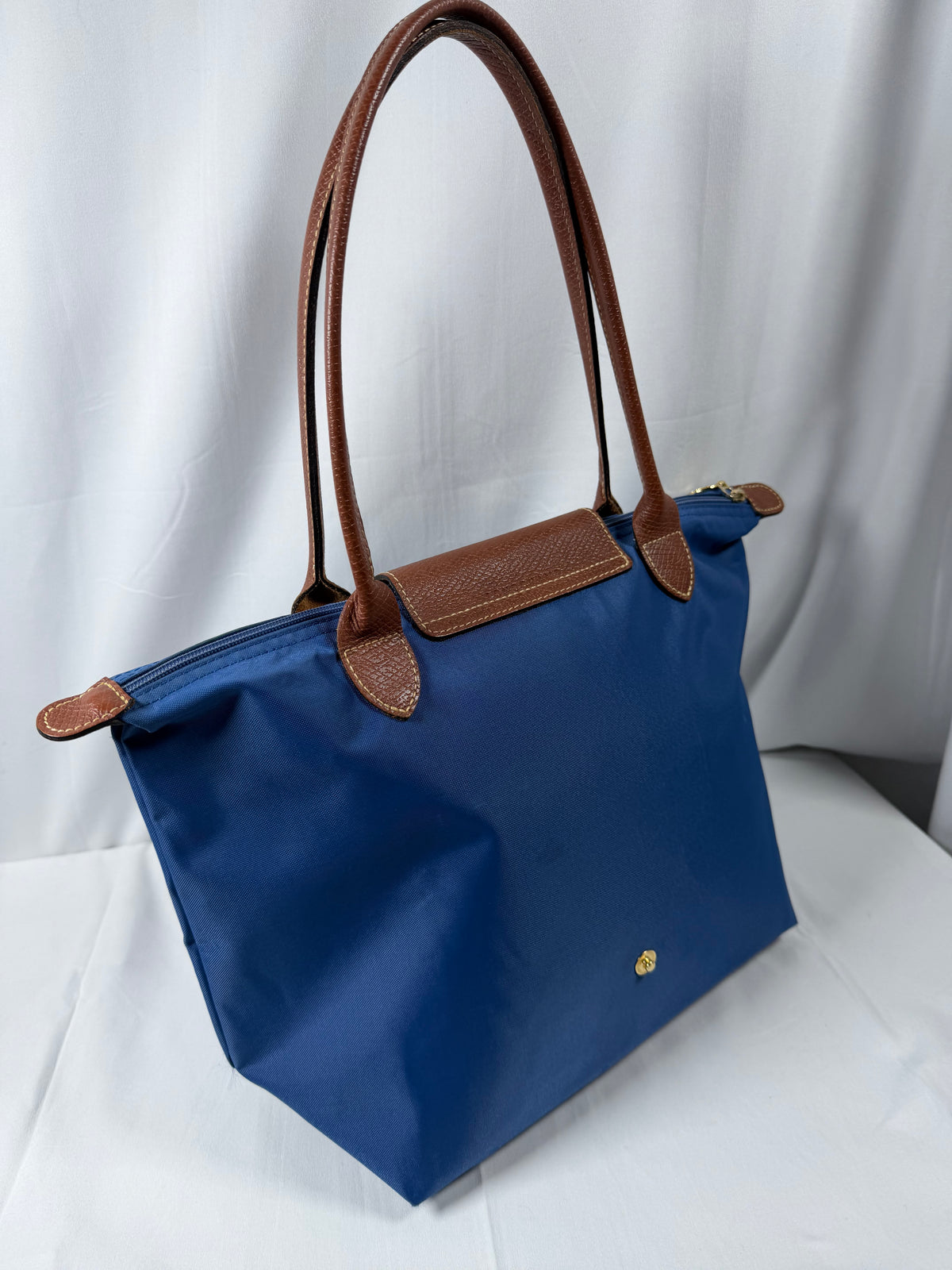 Longchamp Royal Blue Le Pliage Tote Bag