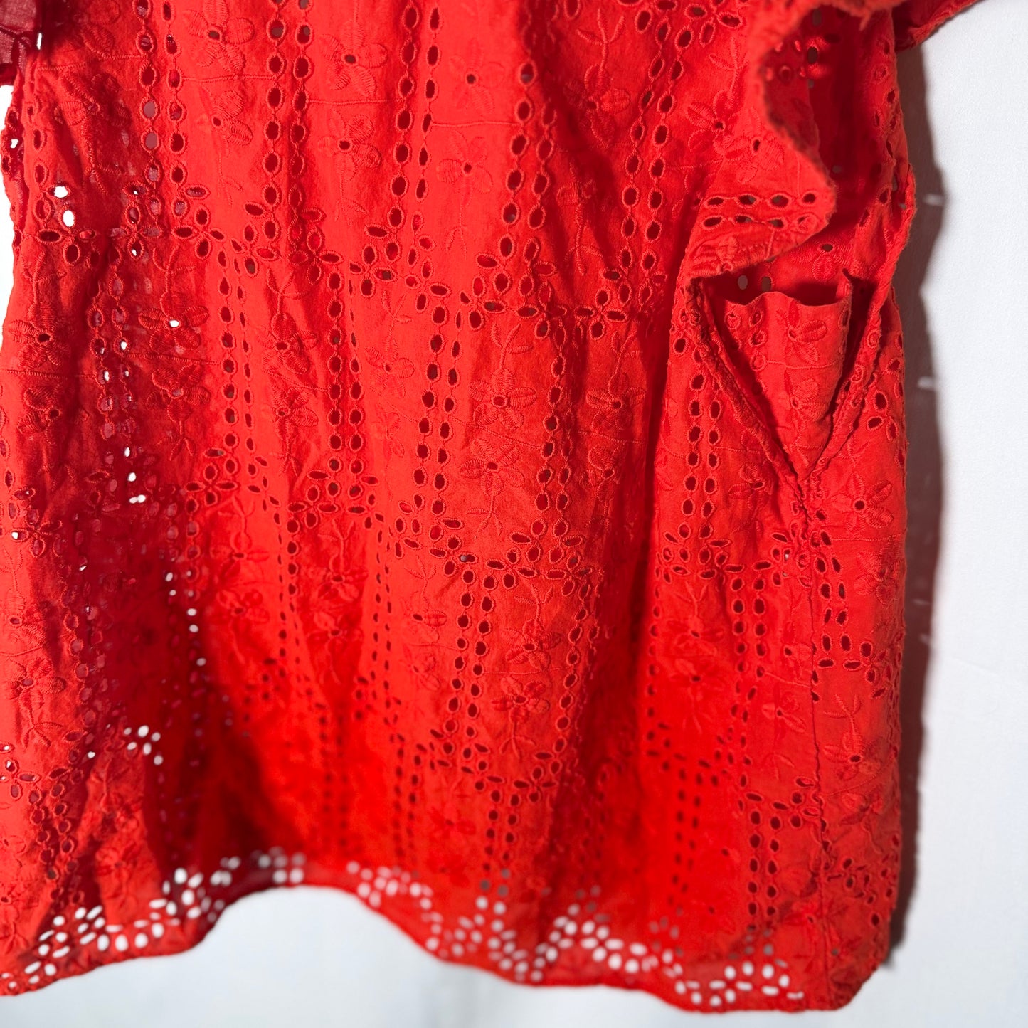 Madewell Sleeveless Coral Shirt