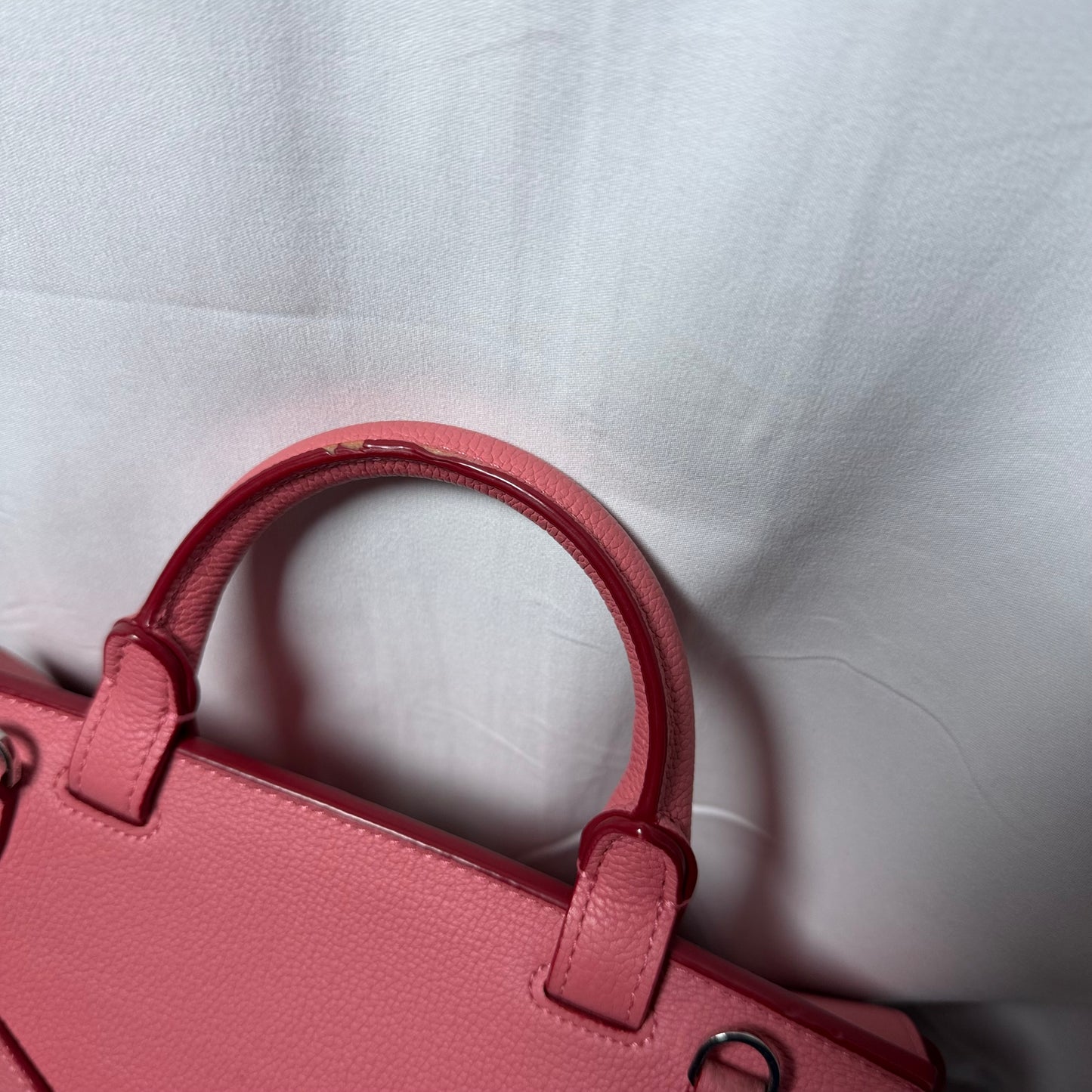 MCM Pink Leather Handbag Ultra Rare