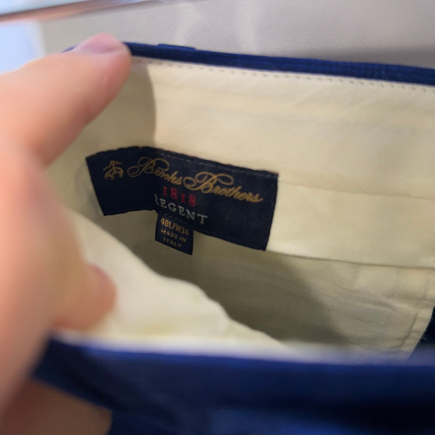 Brooks Brothers 1818 Italian Wool Suit