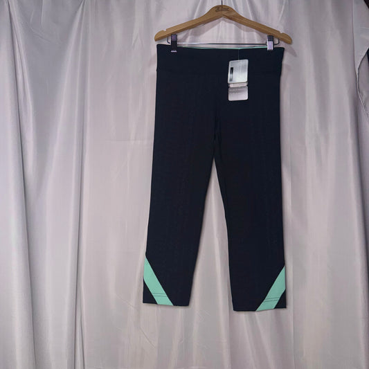 Under Armour Women’s Leggings Brand Nes Black and Mint