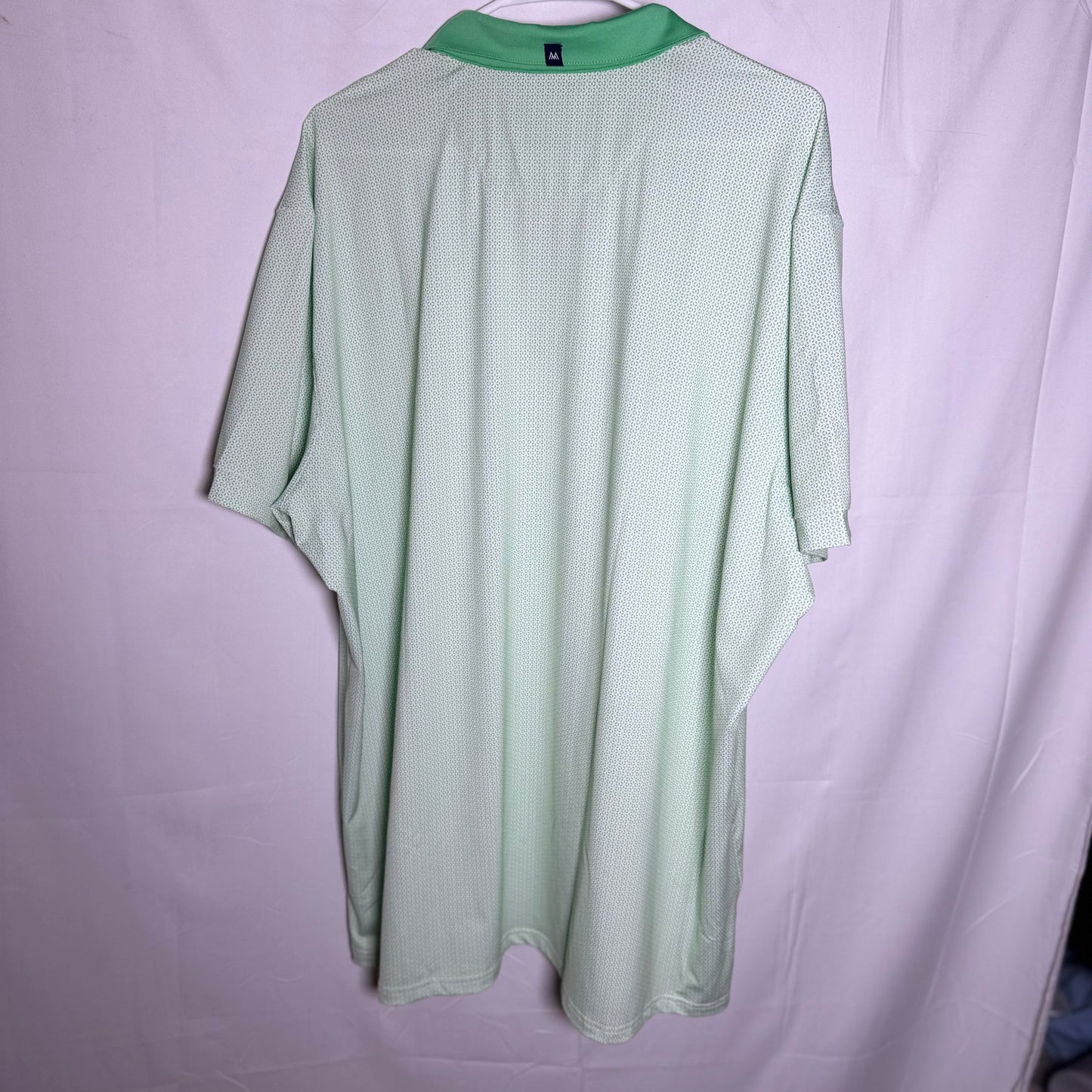 Mizzen-Main Green and White Polo Brand New