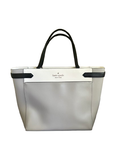 Kate Spade Large White Grey Tote