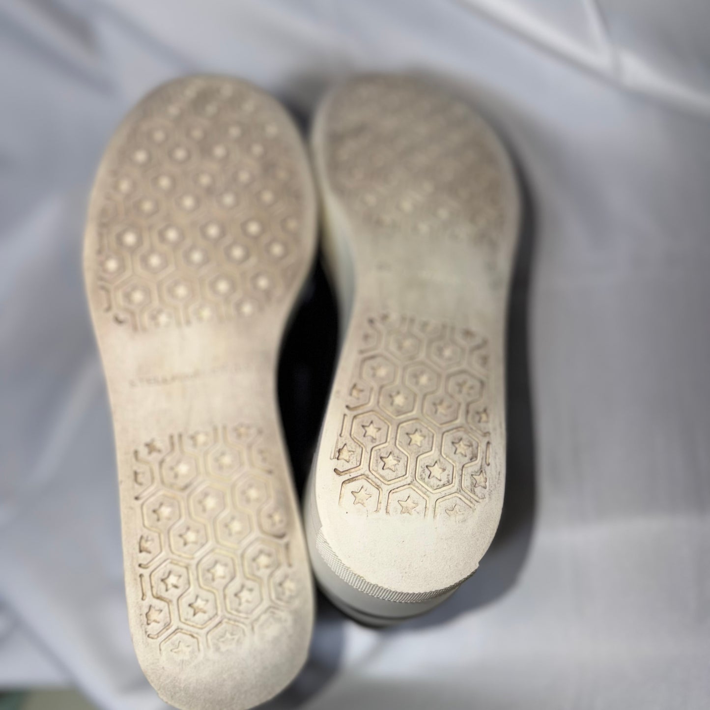 Stella McCartney Black Star Print Platform Shoes