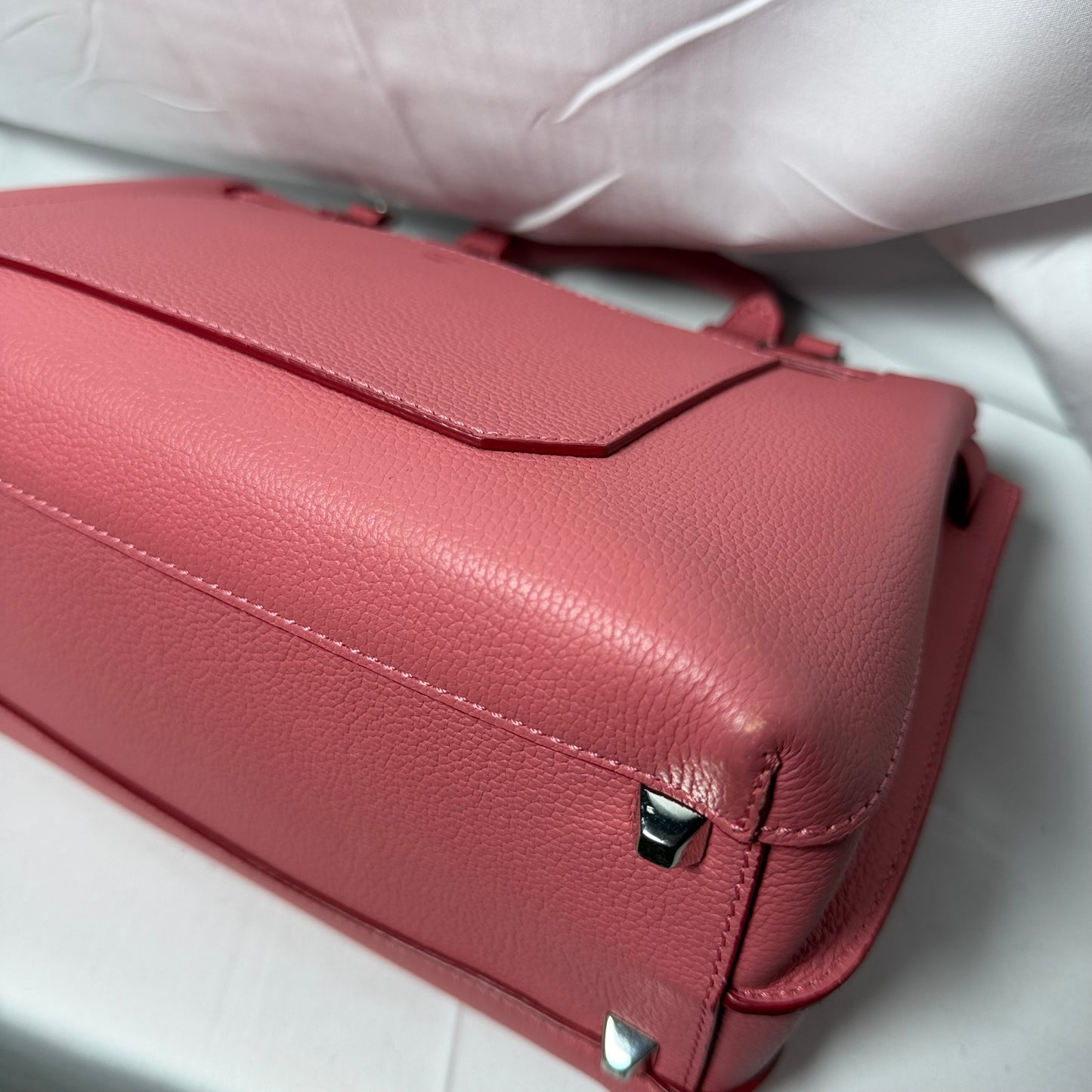 MCM Pink Leather Handbag Ultra Rare