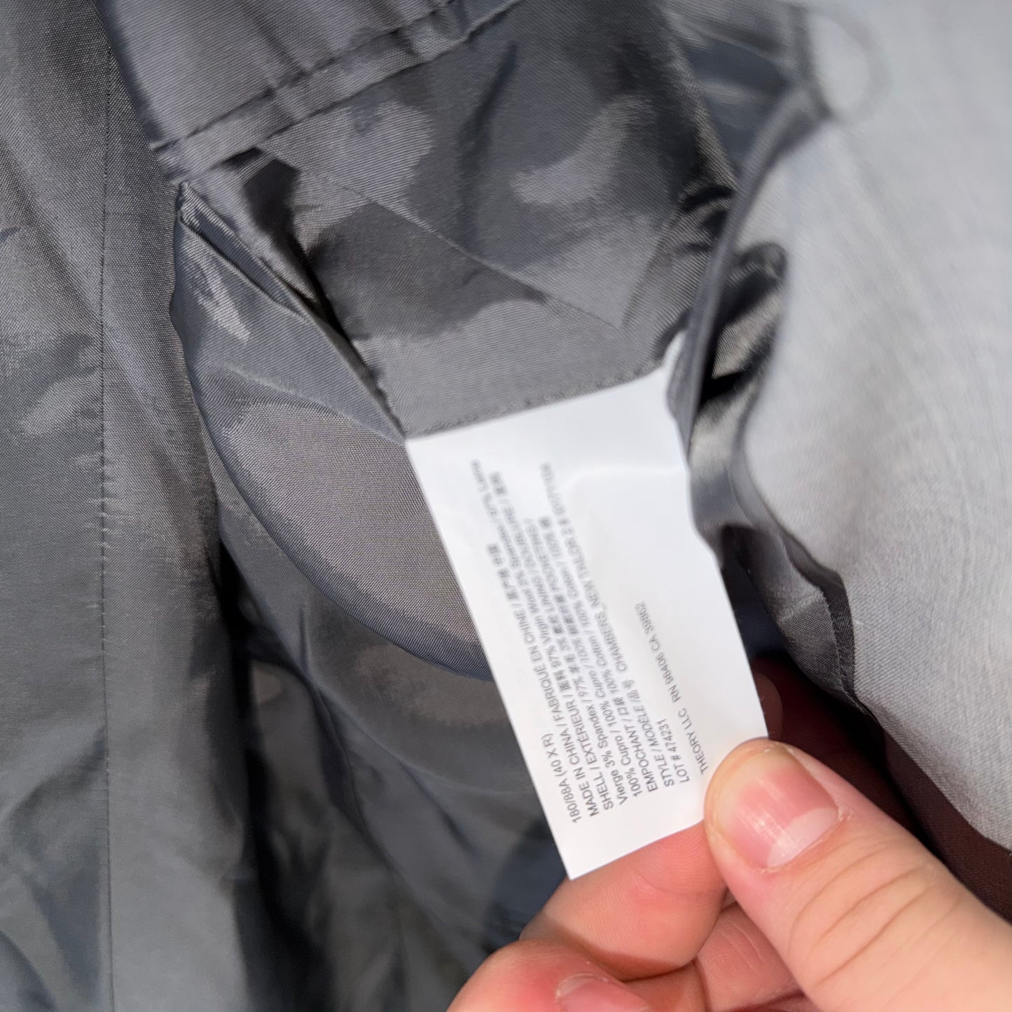 Theory Grey Men’s Blazer
