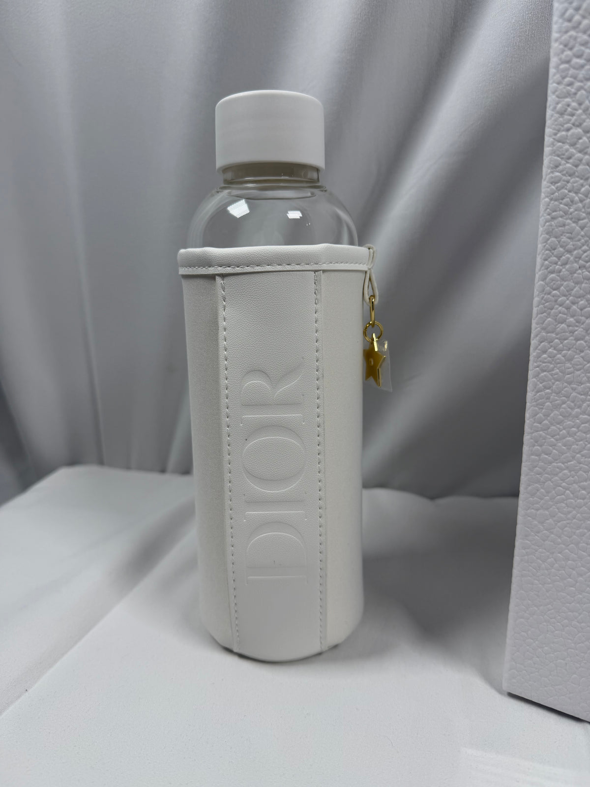 Dior Glass Waterbottle with Sleeve