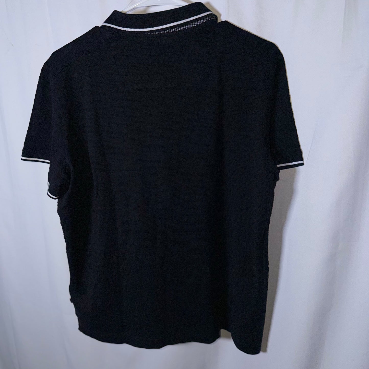 BOSS Selection Black and White Polo