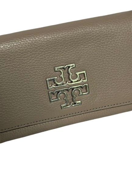 Tory Burch Grey Wristlet Clutch