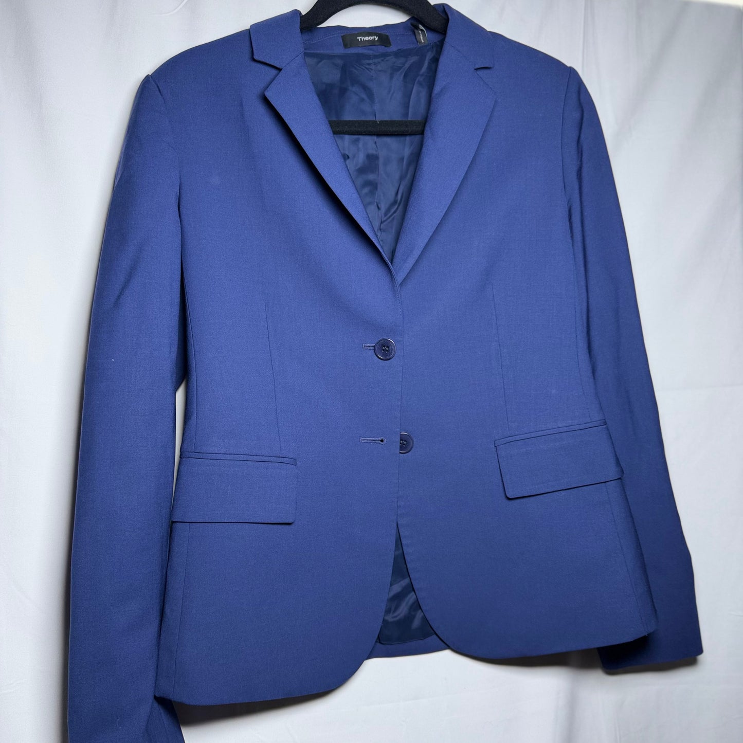 Theory Women’s Blue Wool Blazer