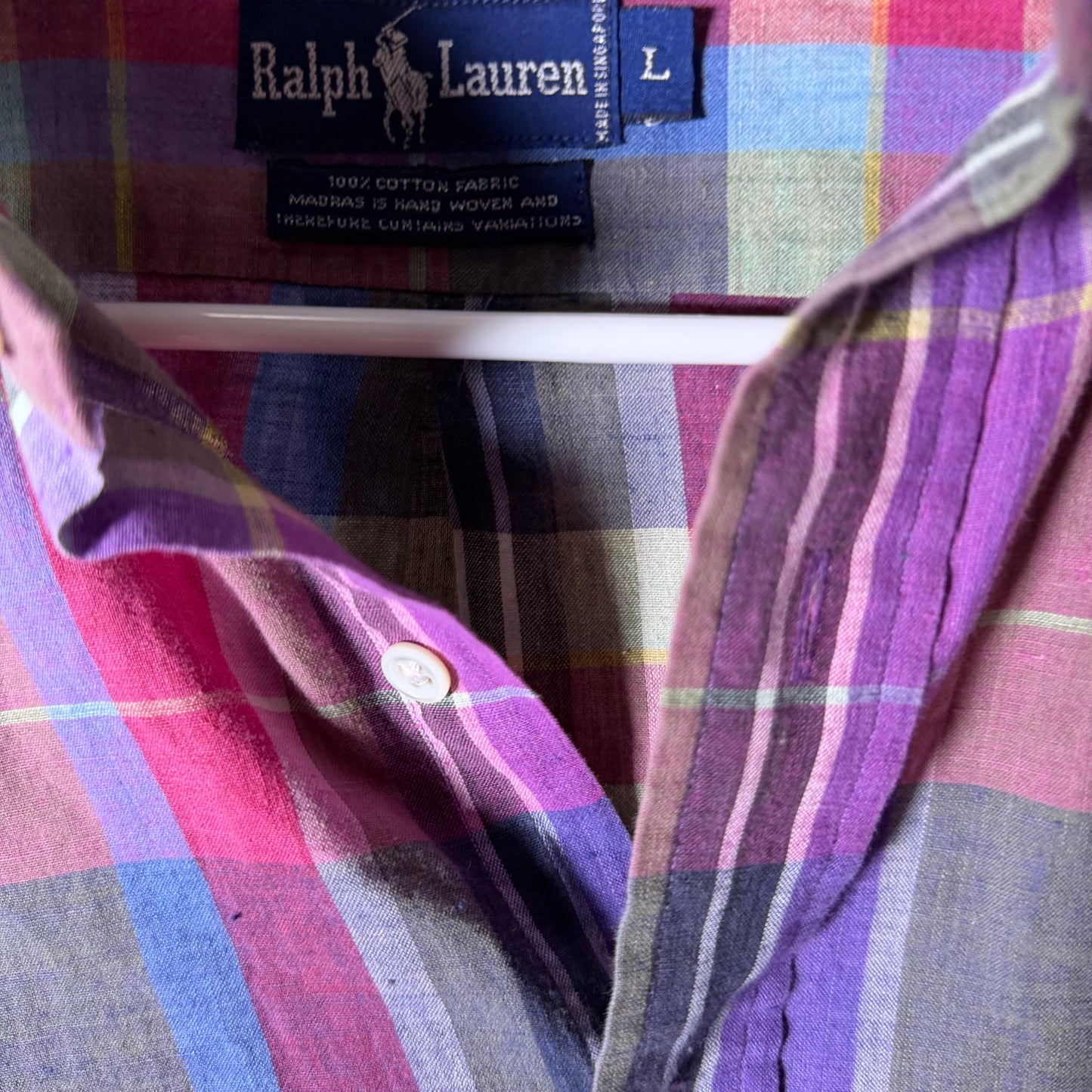 Ralph Lauren Multicolor Short Sleeved Button Down Shirt