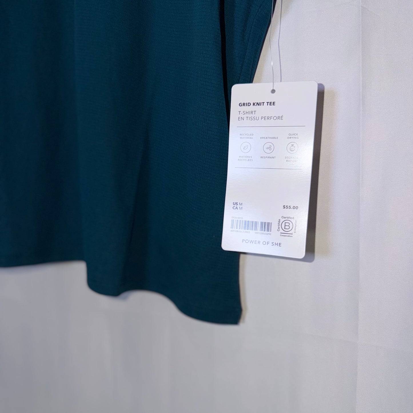 Athleta Brand New Teal Shirt