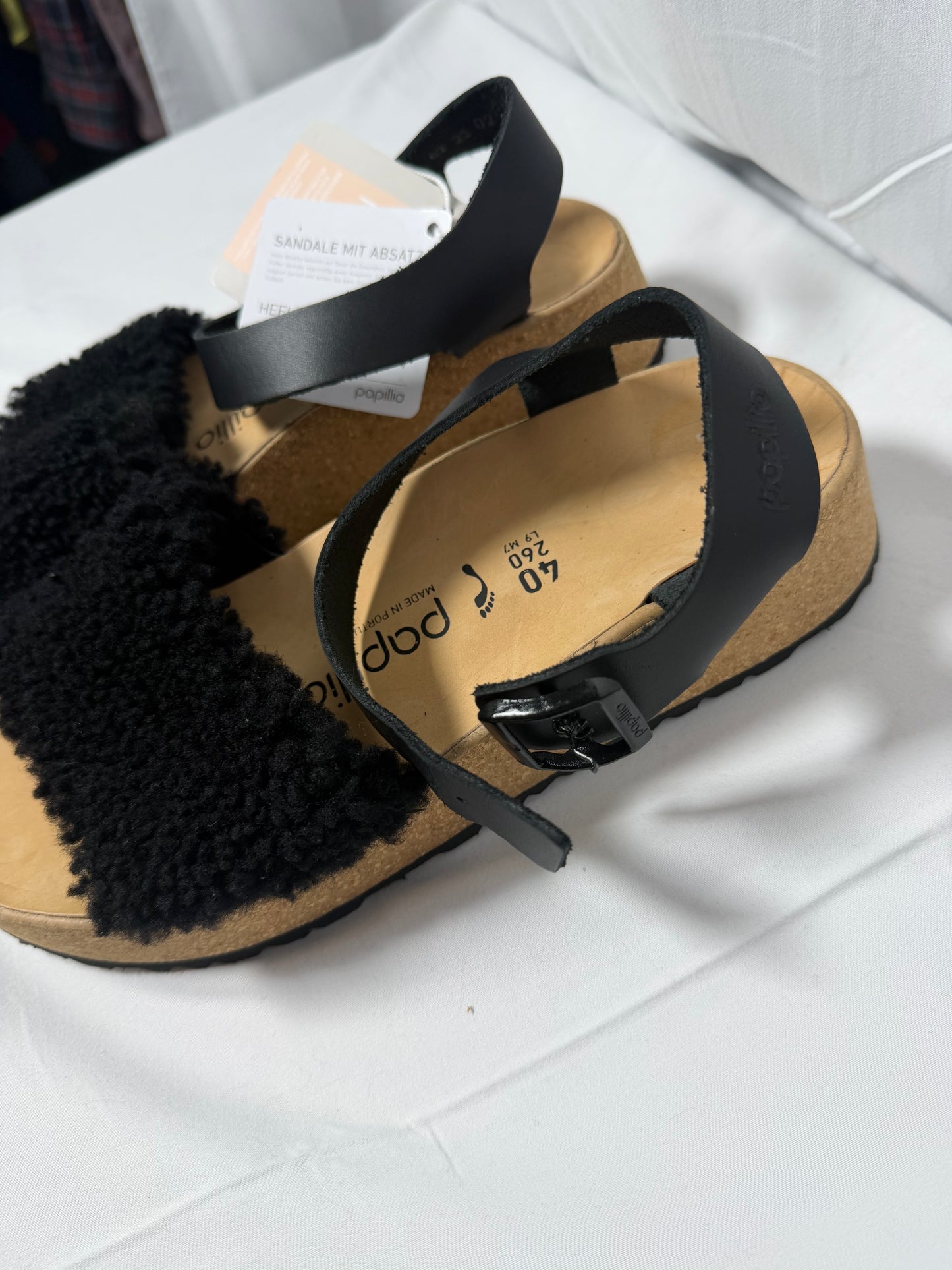 Birkenstock Papillio Black and Brown Sandals Brand New
