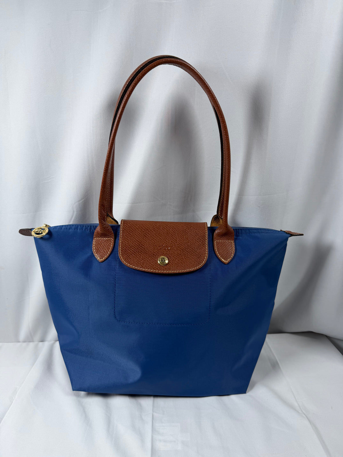 Longchamp Royal Blue Le Pliage Tote Bag