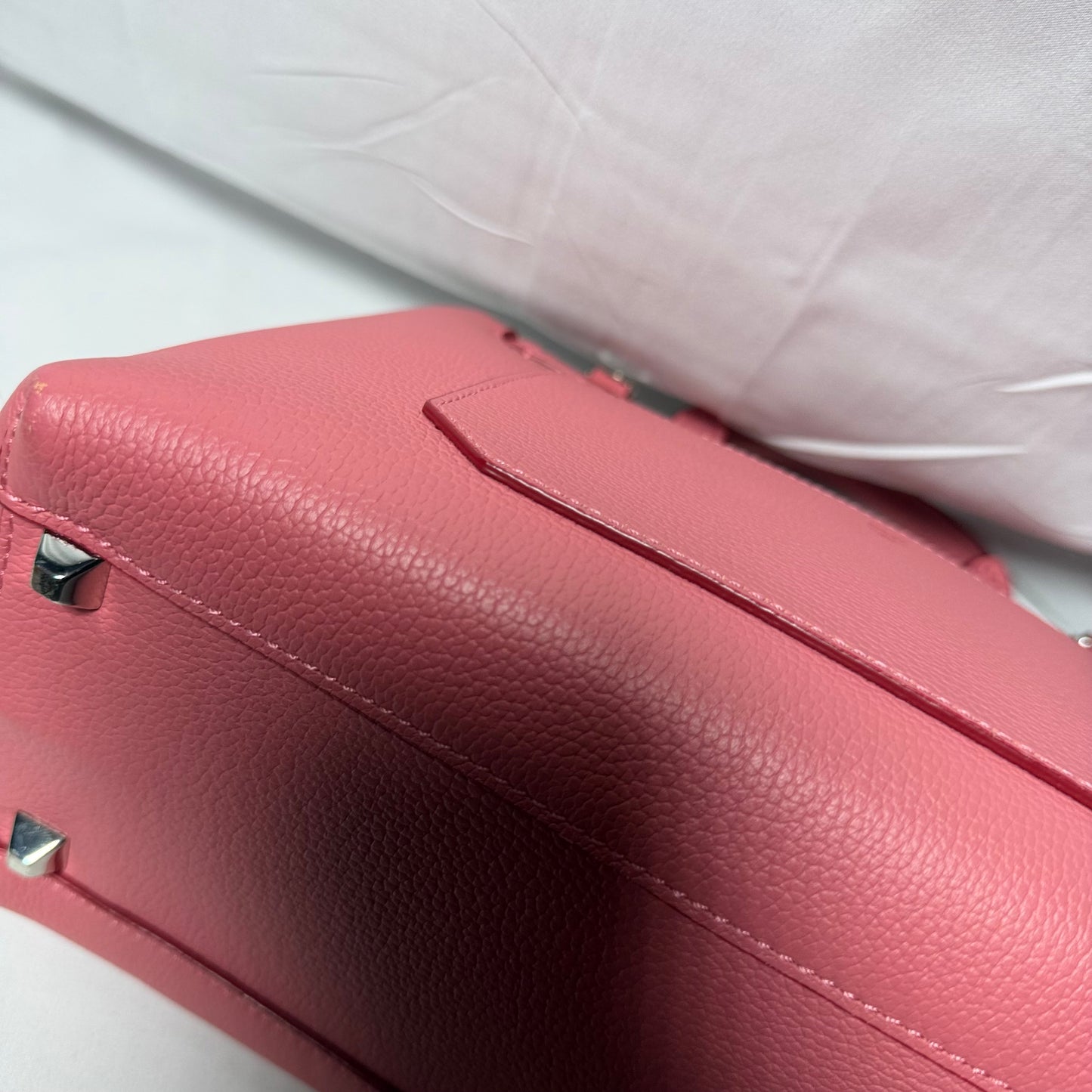MCM Pink Leather Handbag Ultra Rare