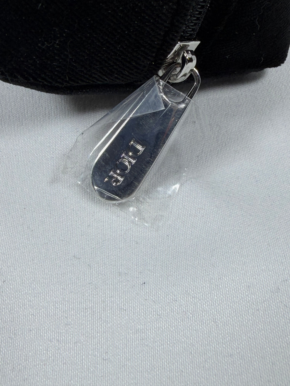 Dior Black Velvet Cosmetic Bag