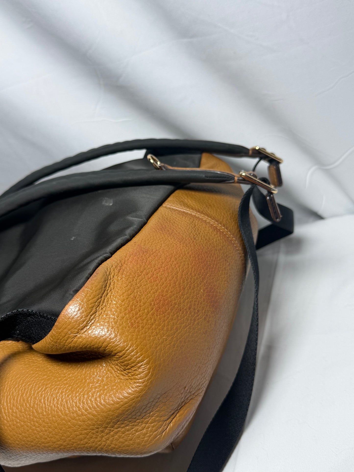 Coach Brown Leather Backpack